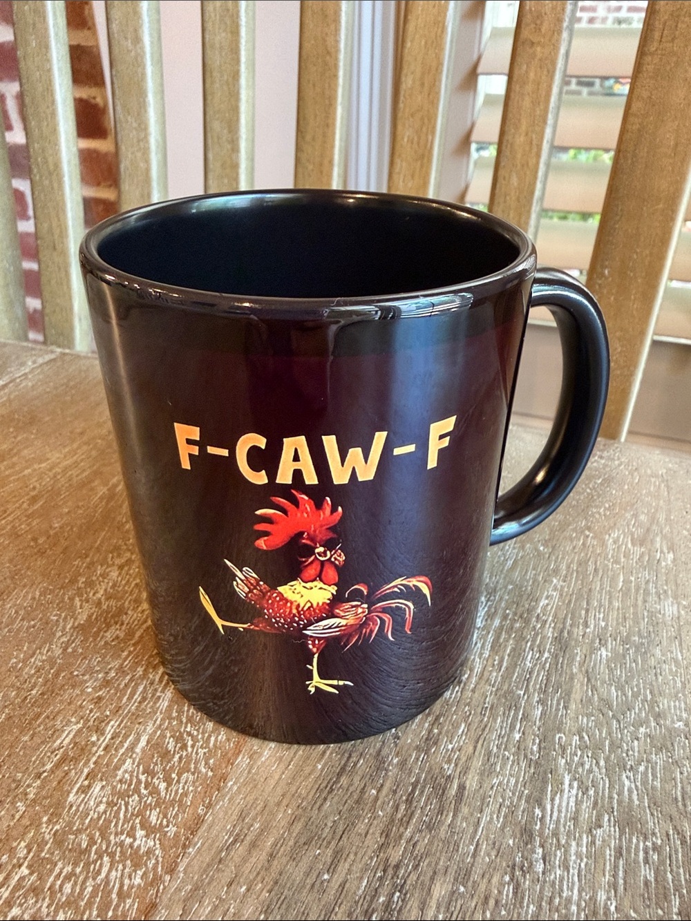 Humorous Rooster Mug